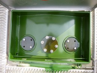 Spill Box lined with Si 14 E with blind flanges protected with Si 14 E on all sides