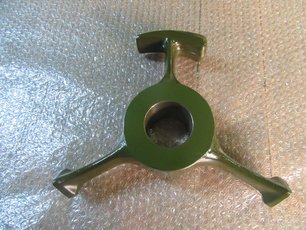 12" Abstandshalter eines Kratzkühlers, beschichtet mit Si 14 E