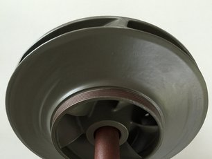 Centrifugal Pump Wheel coated with ceramic filled Baked Epoxy Phenolic Si 570 AR